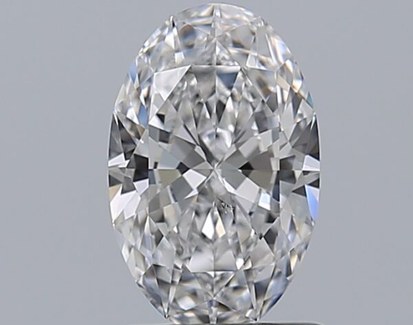 0.9 carat, D colour, VS2 clarity, Oval shape, Natural Diamond.