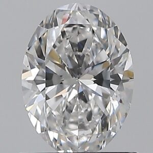 0.9 carat, E colour, SI2 clarity, Oval shape, Natural Diamond.