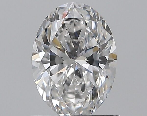 0.9 carat, E colour, SI2 clarity, Oval shape, Natural Diamond.