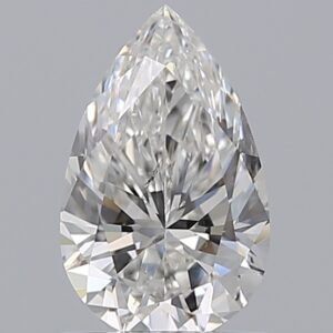 0.9 carat, F colour, SI2 clarity, Pear shape, Natural Diamond.