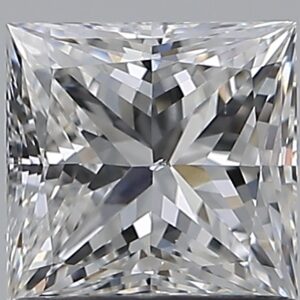 0.91 carat, F colour, SI1 clarity, Princess shape, Natural Diamond.