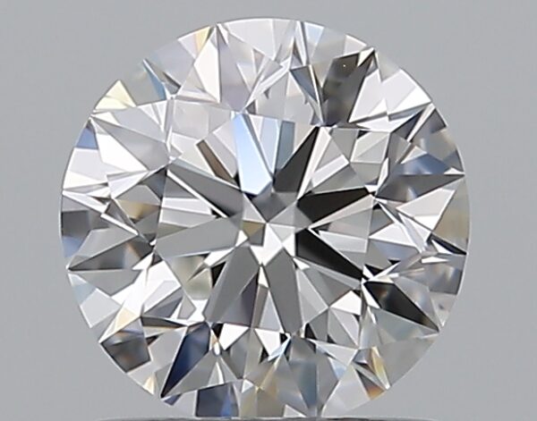 0.9 carat, E colour, VVS2 clarity, Round shape, Natural Diamond.