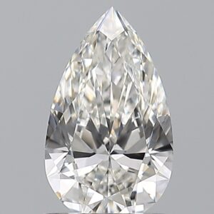 0.9 carat, G colour, VS1 clarity, Pear shape, Natural Diamond.