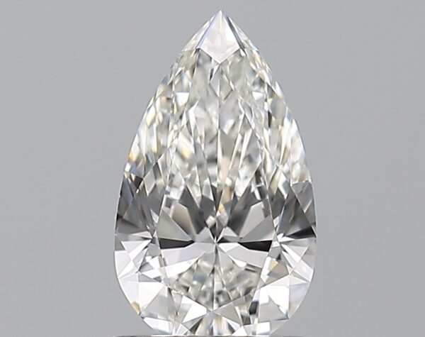0.9 carat, G colour, VS1 clarity, Pear shape, Natural Diamond.