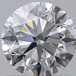 0.9 carat, D colour, SI1 clarity, Round shape, Natural Diamond.