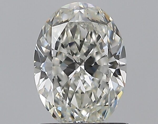 0.9 carat, H colour, VVS2 clarity, Oval shape, Natural Diamond.