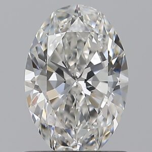 0.9 carat, F colour, SI1 clarity, Oval shape, Natural Diamond.