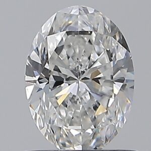 0.9 carat, E colour, SI1 clarity, Oval shape, Natural Diamond.