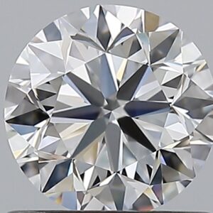 0.9 carat, D colour, VVS1 clarity, Round shape, Natural Diamond.