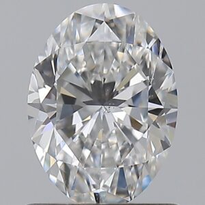 0.9 carat, E colour, SI1 clarity, Oval shape, Natural Diamond.