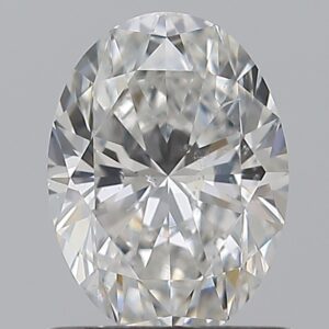 0.9 carat, F colour, SI1 clarity, Oval shape, Natural Diamond.