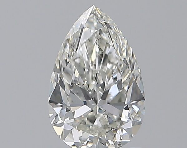 0.9 carat, H colour, SI2 clarity, Pear shape, Natural Diamond.