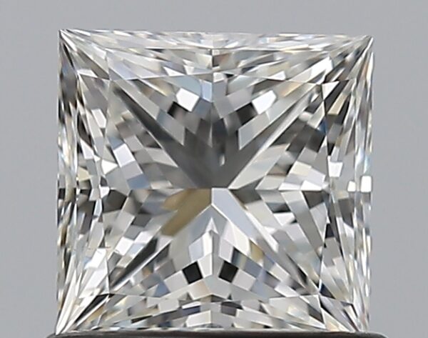 0.9 carat, H colour, VS2 clarity, Princess shape, Natural Diamond.