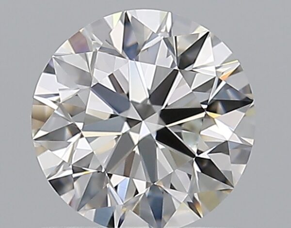 0.91 carat, F colour, IF clarity, Round shape, Natural Diamond.