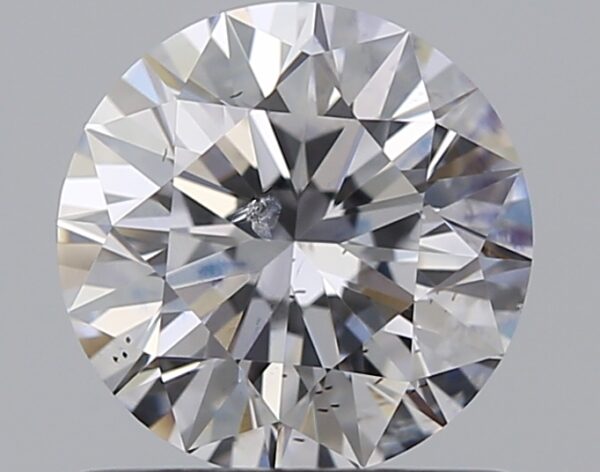 0.9 carat, E colour, SI2 clarity, Round shape, Natural Diamond.