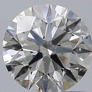 0.91 carat, H colour, SI2 clarity, Round shape, Natural Diamond.