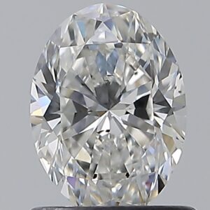 0.9 carat, G colour, SI2 clarity, Oval shape, Natural Diamond.