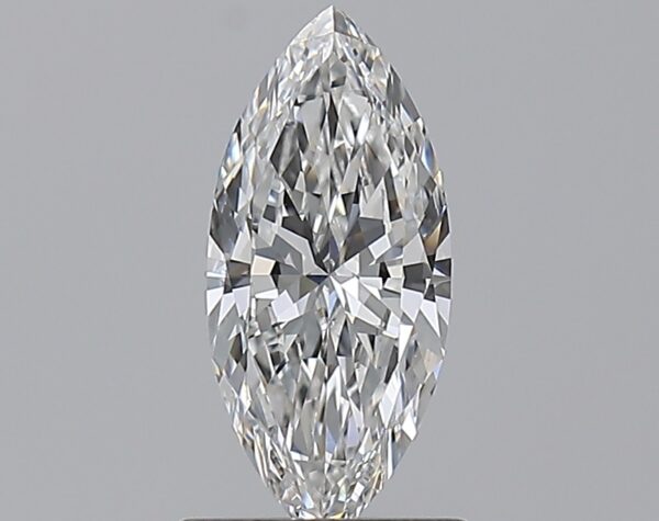 0.9 carat, E colour, VS2 clarity, Marquise shape, Natural Diamond.