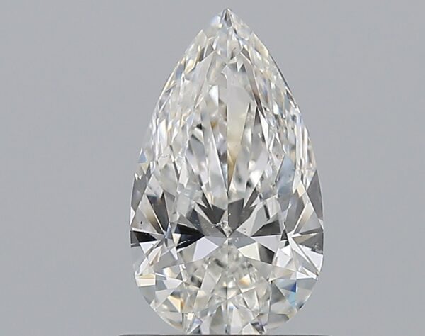 0.9 carat, G colour, SI1 clarity, Pear shape, Natural Diamond.