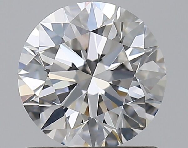 0.9 carat, F colour, VVS1 clarity, Round shape, Natural Diamond.