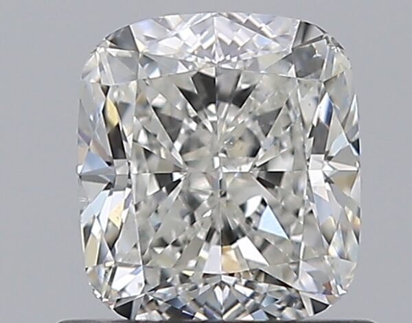 0.91 carat, H colour, SI1 clarity, Cushion shape, Natural Diamond.