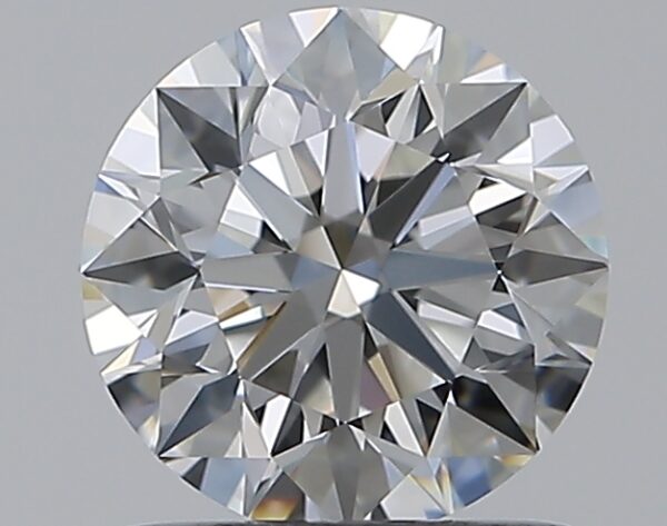 0.91 carat, F colour, IF clarity, Round shape, Natural Diamond.