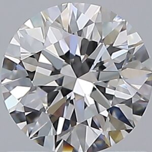 0.9 carat, D colour, VVS1 clarity, Round shape, Natural Diamond.