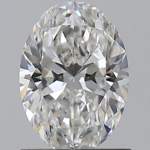 0.9 carat, F colour, VS2 clarity, Oval shape, Natural Diamond.