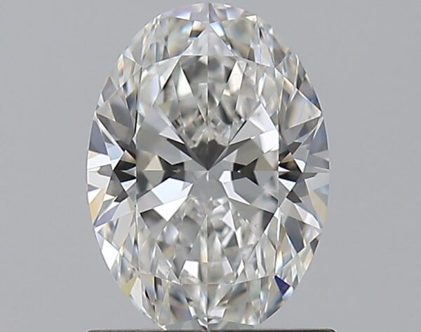 0.9 carat, F colour, VS2 clarity, Oval shape, Natural Diamond.