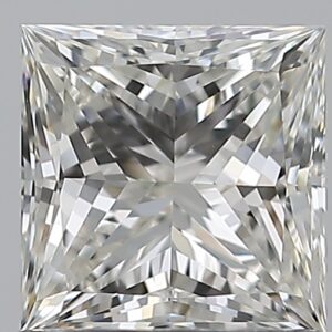 0.9 carat, H colour, IF clarity, Princess shape, Natural Diamond.