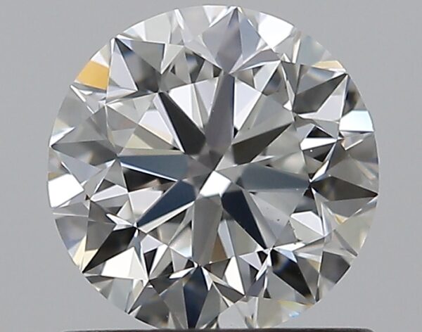 0.9 carat, F colour, VS2 clarity, Round shape, Natural Diamond.