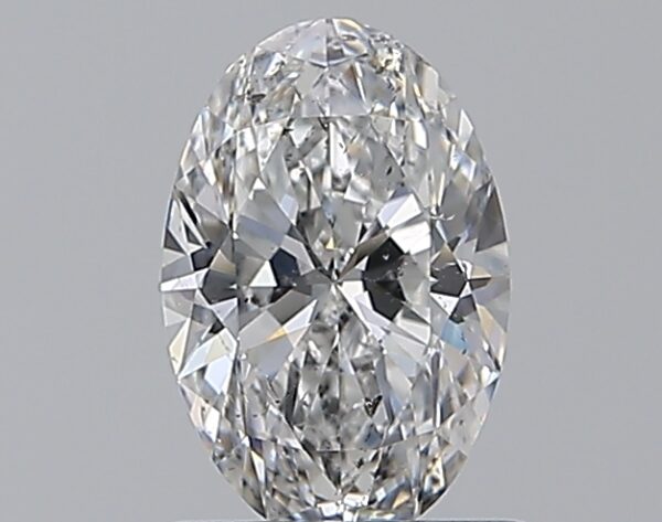 0.9 carat, E colour, SI2 clarity, Oval shape, Natural Diamond.