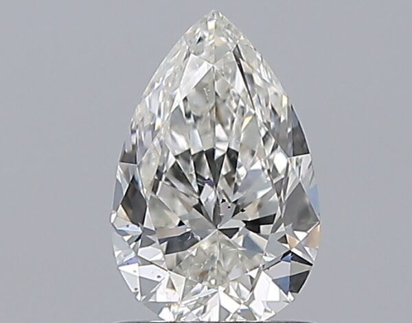 0.9 carat, H colour, SI1 clarity, Pear shape, Natural Diamond.