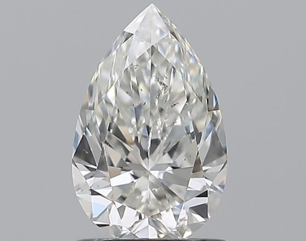 0.91 carat, G colour, SI2 clarity, Pear shape, Natural Diamond.