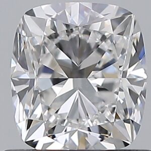 0.9 carat, E colour, VS1 clarity, Cushion shape, Natural Diamond.