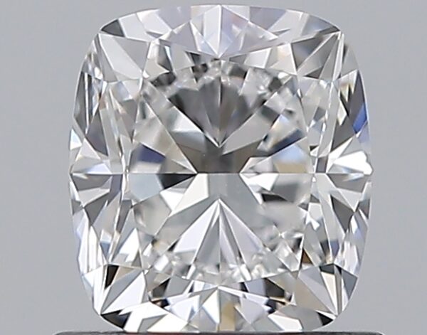 0.9 carat, E colour, VS1 clarity, Cushion shape, Natural Diamond.