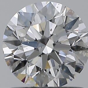 0.9 carat, F colour, SI2 clarity, Round shape, Natural Diamond.
