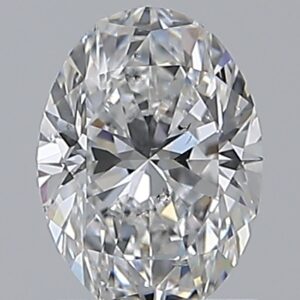 0.9 carat, E colour, SI1 clarity, Oval shape, Natural Diamond.