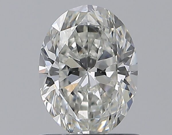 0.9 carat, G colour, SI1 clarity, Oval shape, Natural Diamond.