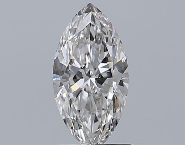 0.9 carat, D colour, VS2 clarity, Marquise shape, Natural Diamond.