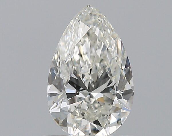 0.9 carat, H colour, SI2 clarity, Pear shape, Natural Diamond.