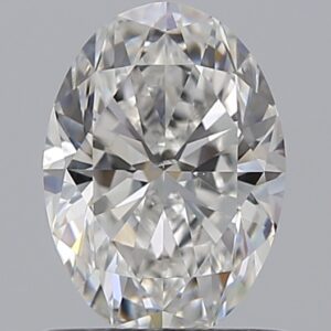 0.9 carat, F colour, SI1 clarity, Oval shape, Natural Diamond.