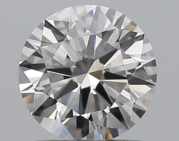 0.91 carat, H colour, VVS2 clarity, Round shape, Natural Diamond.