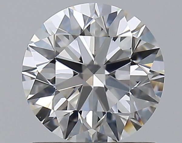 0.9 carat, F colour, VS2 clarity, Round shape, Natural Diamond.