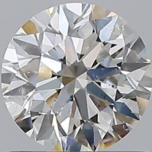 0.9 carat, H colour, SI2 clarity, Round shape, Natural Diamond.