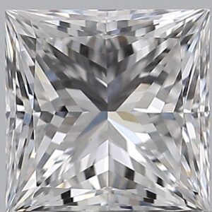 0.91 carat, D colour, VS1 clarity, Princess shape, Natural Diamond.