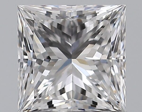 0.91 carat, D colour, VS1 clarity, Princess shape, Natural Diamond.