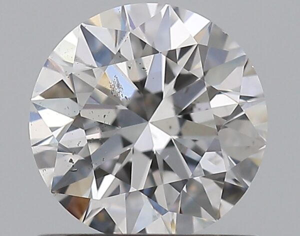 0.9 carat, D colour, SI2 clarity, Round shape, Natural Diamond.
