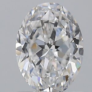 0.9 carat, D colour, VVS1 clarity, Oval shape, Natural Diamond.