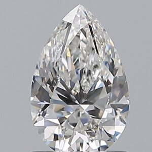 0.9 carat, F colour, VS2 clarity, Pear shape, Natural Diamond.